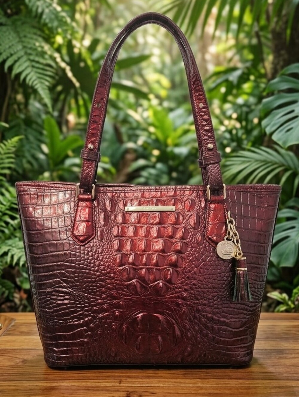 Brahmin Medium Asher Tote - Infrared Melbourne
